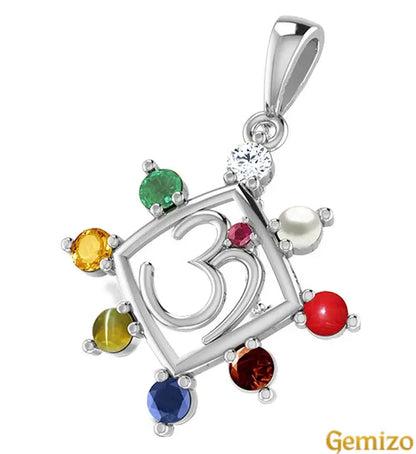 Navratna (Nine Gems) Pendant – Energized & Certified for All Planets