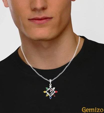 Navratna (Nine Gems) Pendant – Energized & Certified for All Planets